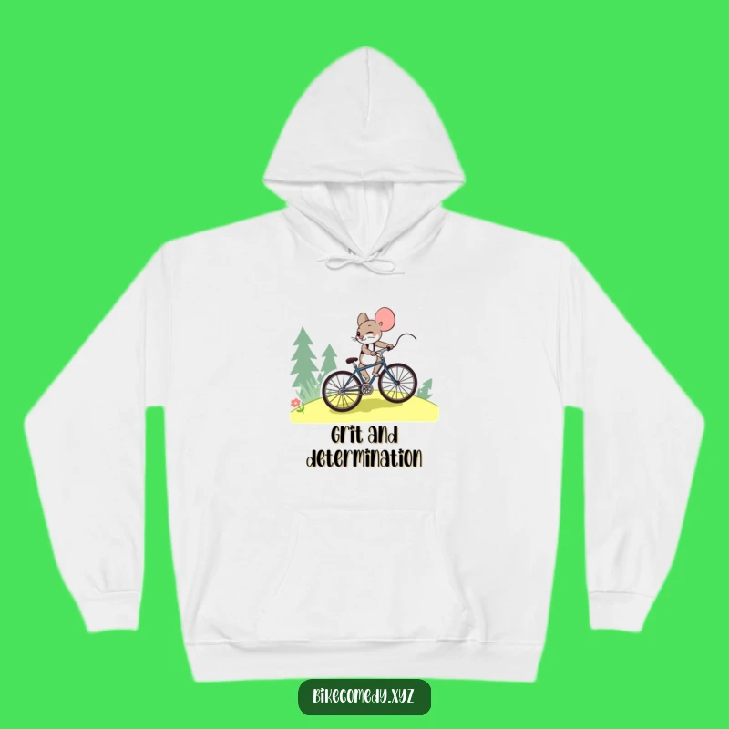 Funny Mouse Bicycle Hoodie: Cozy Up with This Inspirational Sweatshirt