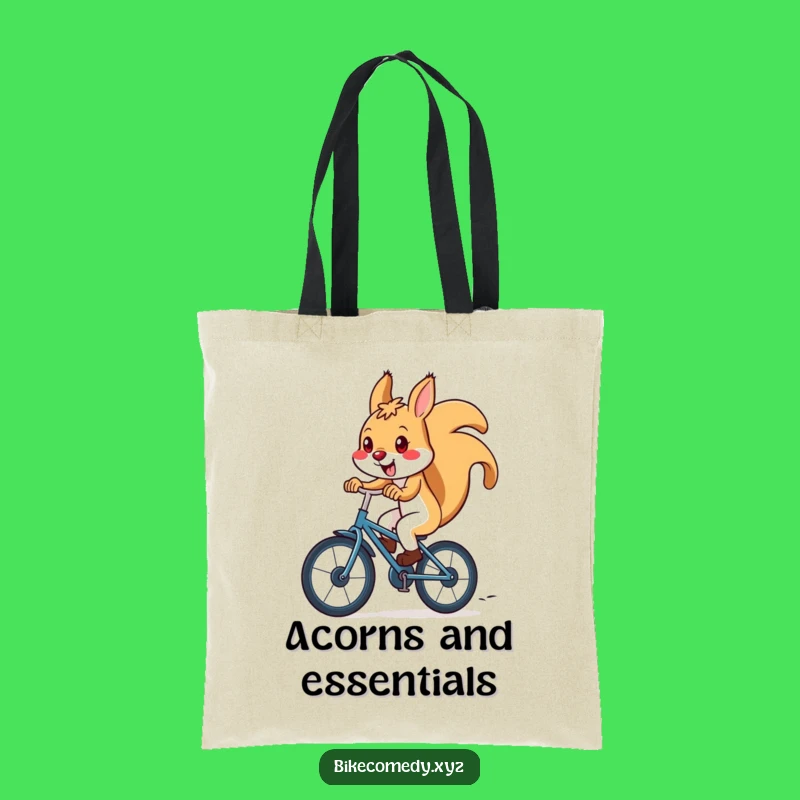 Funny Squirrel Bicycle Tote Bag: Carry Your Enthusiasm with Downhill Style